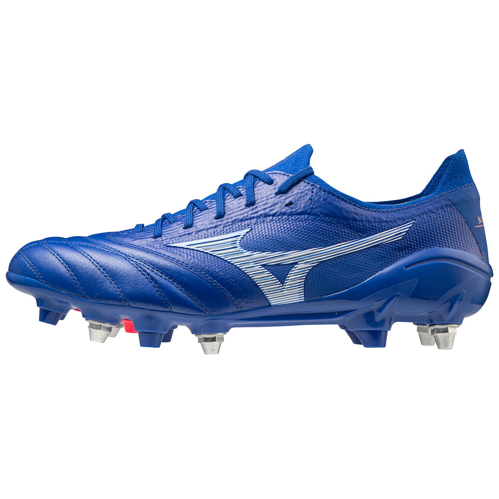 Botas de Futbol Mizuno Morelia Neo 3 beta Japan Mix Hombre Azules/Blancas Comprar AHIB-39714